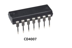 CD4007 CMOS инвертор: Pinout, DataSheet и 14-SOIC пакет преглед