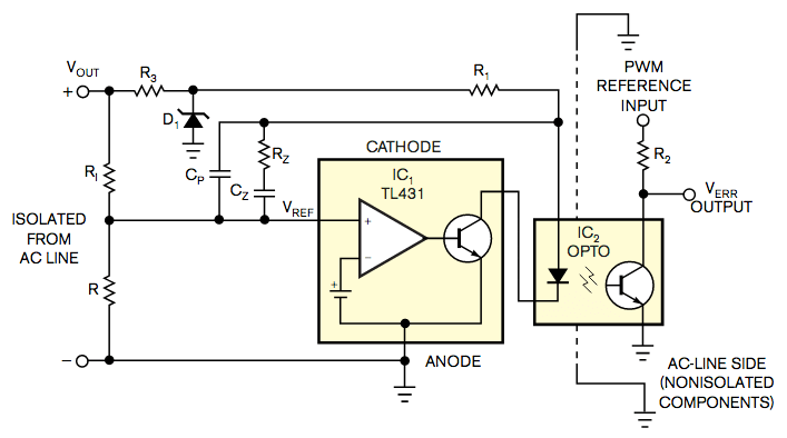 Shunt Voltage Regulator Using an Op-Amp