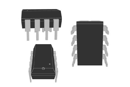TL072 3D Model