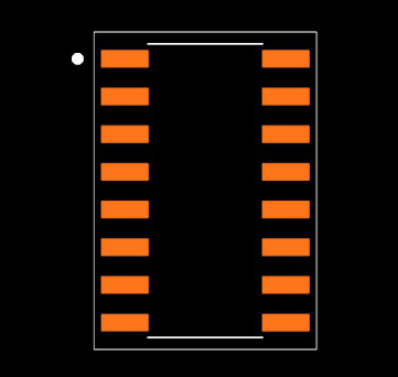 74HC595D Footprint