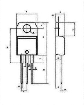 BTA16-600B Package